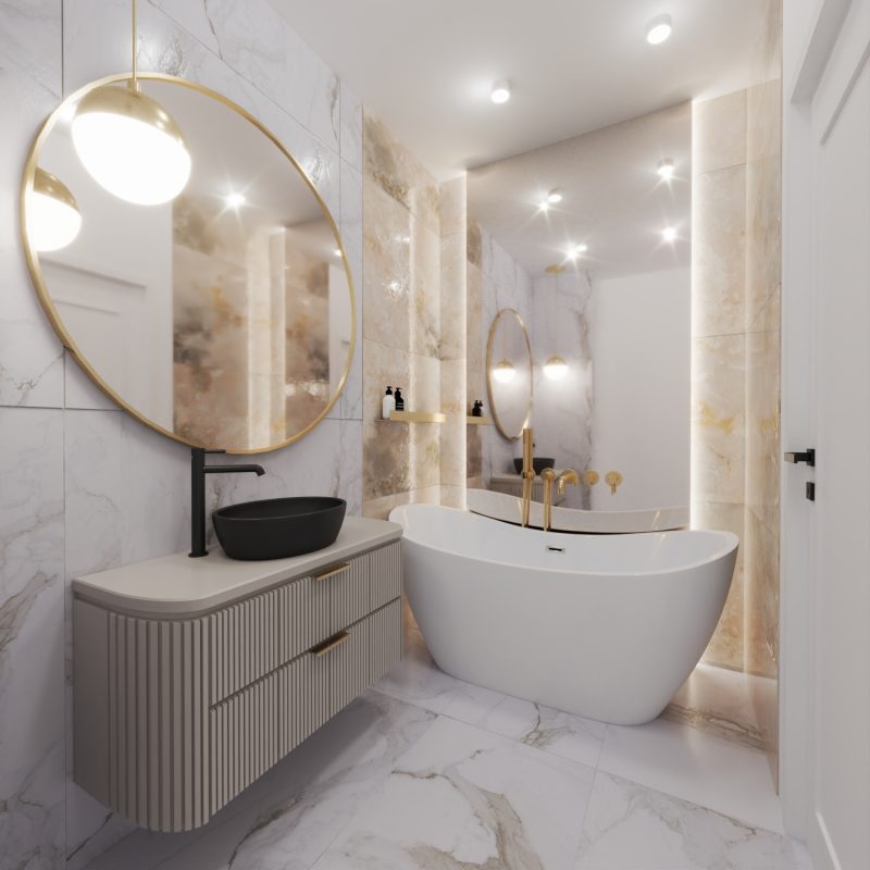 ŁAZIENKA Z WANNĄ 3 W4